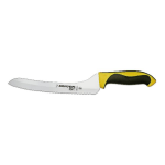Dexter-360 Scalloped Offset 9" Slicer, Yellow Handle