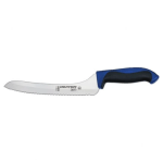 Dexter-360 Scalloped Offset 9" Slicer, Blue Handle