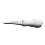 Dexter-Russell 10463 Sani-Safe 4" Oyster Knife, Boston Pattern, White Handle