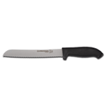 Dexter-Russell Sofgrip Black 8" Scalloped Bread Knife 