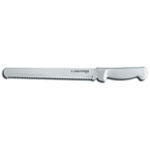 Dexter-Russell White 10" Scalloped Slicer 