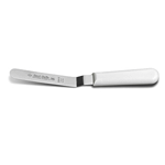 Dexter Russell Stainless Steel Offset Spatula, White Handle