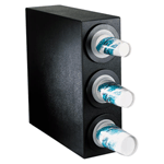 Dispense-Rite BFL-S-3BT Countertop 3-Cup Dispensing Cabinet