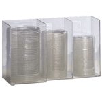 Dispense-Rite CTHL-3 Horiziontal Lid Organizer - 3-Section