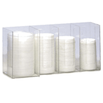 Dispense-Rite CTHL-4 Horiziontal Lid Organizer - 4-Section