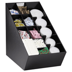 Dispense-Rite NLO-CTVL Lid, Straw & Condiment Countertop Organizer