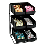 Dispense-Rite WR-COND-6 Wire Rack Condiment Organizer - 6 Compartment