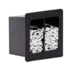 Dispense Rite 2 Compartment Built-In Straw Organizer