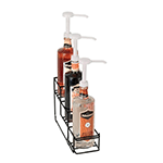 Dispense Rite 3 Compartment Countertop Bottle Holder