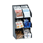Dispense Rite 6 Compartment Countertop Condiment & Lid Organizer