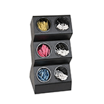 Dispense Rite Countertop Flatware & Condiment Organizer, 6 Compartment