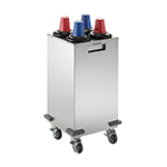 Dispense Rite Stainless Steel Mobile Cup Dispensing Cart