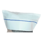 Disposable Overseas Hat One Size Fits All Box Of 100 - Blue