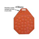 Divider-Rounder Molding Plate # Mono for Mono Equipment