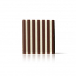 Dobla Chocolate Domino Square - Dark / White