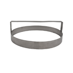 Round Dough Cutter with Handle Heavy Duty Stainless Steel, 12"