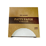 Dry Waxed Hamburger Patty Paper 1000ct Food Grade Squares 5.5 x 5.5