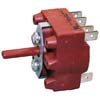 Duke OEM # 153460, On/Off 3-Heat Rotary Control Switch - 20A, 120-240V