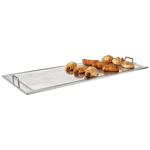 Eastern Tabletop 3269AT Griddle Top w/ Gravy Lane and Drip Catch Hole, 38" x 13"
