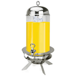 Eastern Tabletop 78401-L Stainless Steel Luminous Beverage Dispenser - 1-1/2 Gal