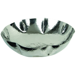 Eastern Tabletop Hammered Bowl with Wave Design - 12"
