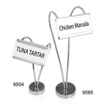 Eastern Tabletop Stainless Steel Menu Stand