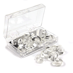 Edible Clear Diamond Jewels, 6mm, 8mm, 10mm & 12mm Pack