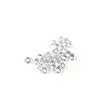 Edible Clear Diamond Studs 4mm (65 Pieces)