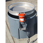 44GSFTR-50NC Electric Sifter/Sieve for 44-Gallon Brute, without Trash Can - # 50 Mesh (Extra Fine), for Sugar