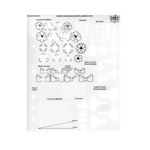 Elements Cake Sketching Template by Avalon Cakes