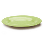 Elite Global Solutions D1013OV Tuscany 15" Weeping Willow Green Melamine Oval Platter - Case of 6