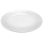 Elite Global Solutions D107RR Pebble Creek White 10 1/4" x 7 3/4" Oval Coupe Platter - Case of 6