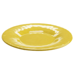 Elite Global Solutions D10P Tuscany 10 1/4" Mustard Yellow Melamine Plate - Case of 6