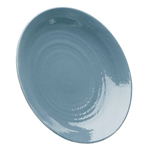 Elite Global Solutions D10RR Pebble Creek Abyss-Colored 10" Round Plate - Case of 6