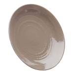 Elite Global Solutions D117RR Pebble Creek Mushroom-Colored 11 7/8" Round Plate - Case of 6