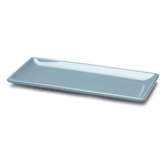 Elite Global Solutions D126RC Squared Abyss 12" x 5 1/2" Rectangular Melamine Platter - Case of 6