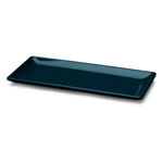Elite Global Solutions D126RC Squared Lapis 12" x 5 1/2" Rectangular Melamine Platter - Case of 6