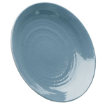 Elite Global Solutions D638RR Pebble Creek Abyss-Colored 6 3/8" Round Plate - Case of 6