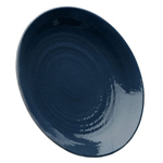 Elite Global Solutions D638RR Pebble Creek Lapis-Colored 6 3/8" Round Plate - Case of 6