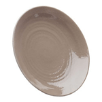 Elite Global Solutions D638RR Pebble Creek Mushroom-Colored 6 3/8" Round Plate - Case of 6