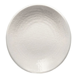 Elite Global Solutions D638RR Pebble Creek White 6 3/8" Round Plate - Case of 6