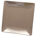 Elite Global Solutions D77SQ Squared Mushroom 7" Square Melamine Plate - Case of 6
