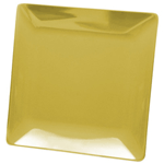 Elite Global Solutions D77SQ Squared Olive Oil 7" Square Melamine Plate - Case of 6