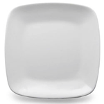 Elite Global Solutions D7SQR Radius 6 5/8" White Rounded Edge Square Plate - Case of 6
