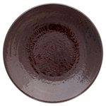 Elite Global Solutions D814RR Pebble Creek Aubergine-Colored 8 1/4" Round Plate - Case of 6
