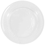 Elite Global Solutions D897GG Durango 9" White Round Gloss Melamine Plate - Case of 6