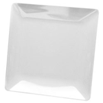 Elite Global Solutions D99SQ Squared White 9" Square Melamine Plate - Case of 6