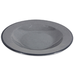 Elite Global Solutions DB10M Mojave Vintage California 18 oz. Gray Round Crackle Pasta / Soup Bowl - Case of 6