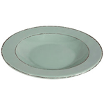 Elite Global Solutions DB10T Trestles Vintage California 18 oz. Hemlock Round Double-Line Pasta / Soup Bowl - Case of 6