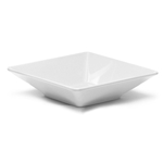 Elite Global Solutions DB834SQ Squared White 1.6 Qt Square Melamine Bowl - Case of 6